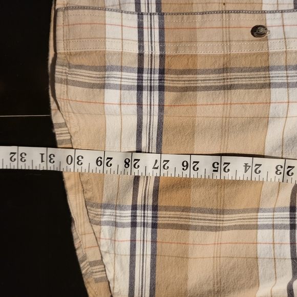 Wrangler TwentyX Western Brown Large Short Sleeve Shirt - Picture 5 of 8